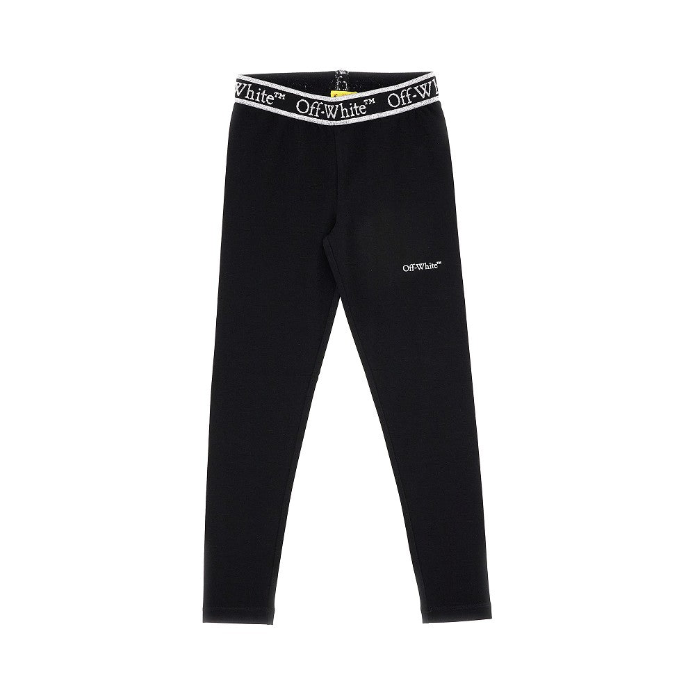 OFF WHITE Leggings with elastic logo band Kids 12+