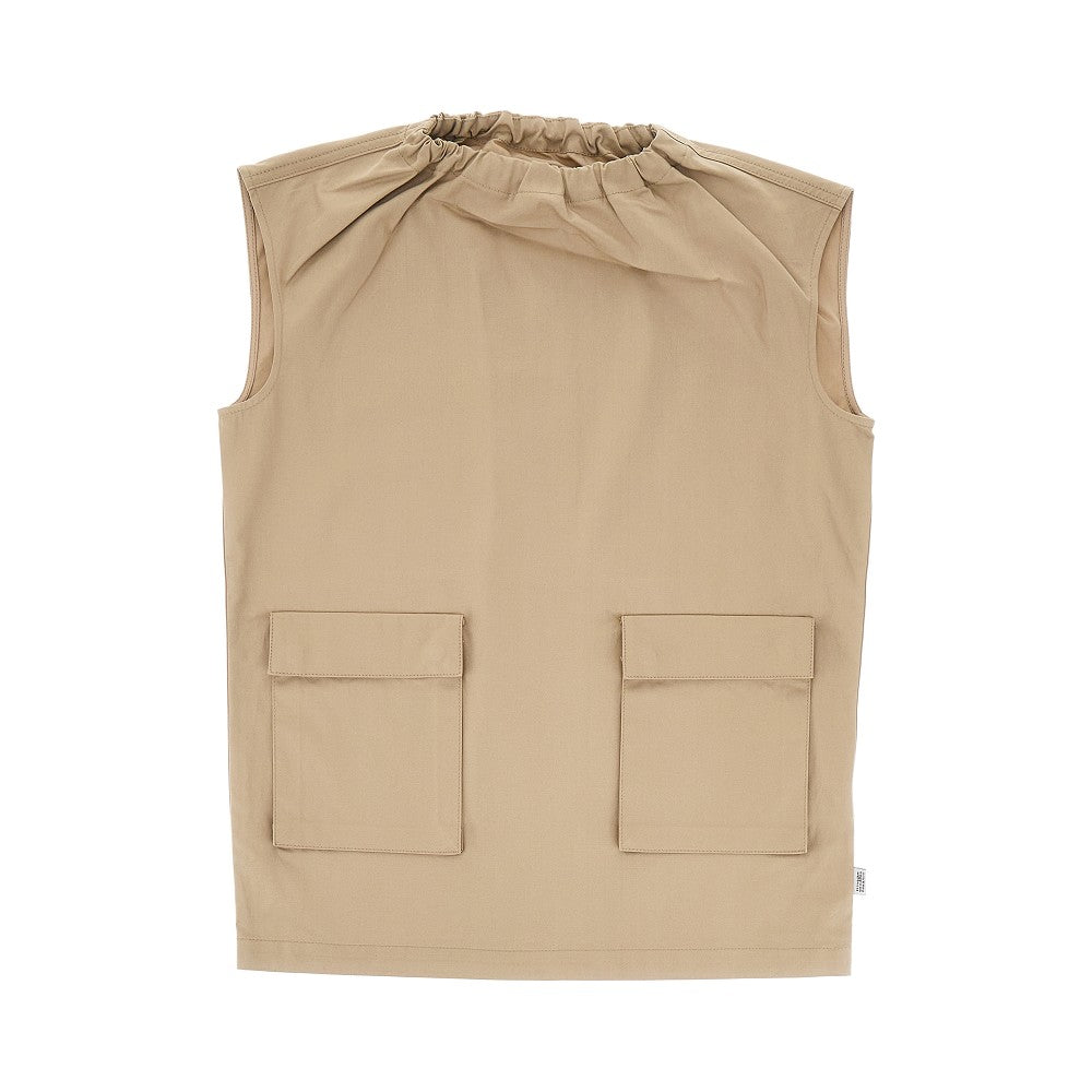 MM6 Gabardine mini dress with cargo pockets Kids 8Y