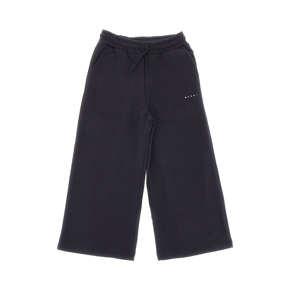 MARNI Wide-leg sweatpants with logo print Kids 10Y