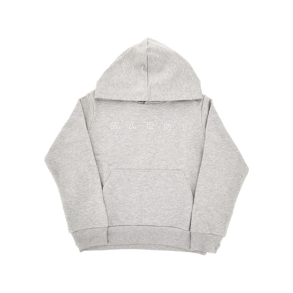 MARNI Logo print hoodie Kids 8Y