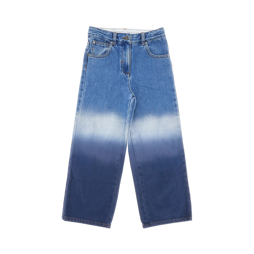 STELLA MCCARTNEY Faided wide-leg jeans Kids 4Y