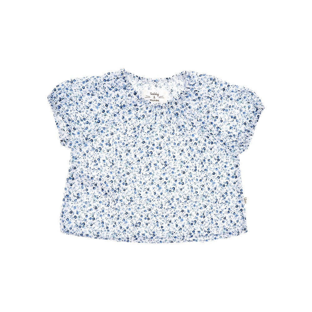 TEDDY & MINOU Floral cotton shirt Kids 9M