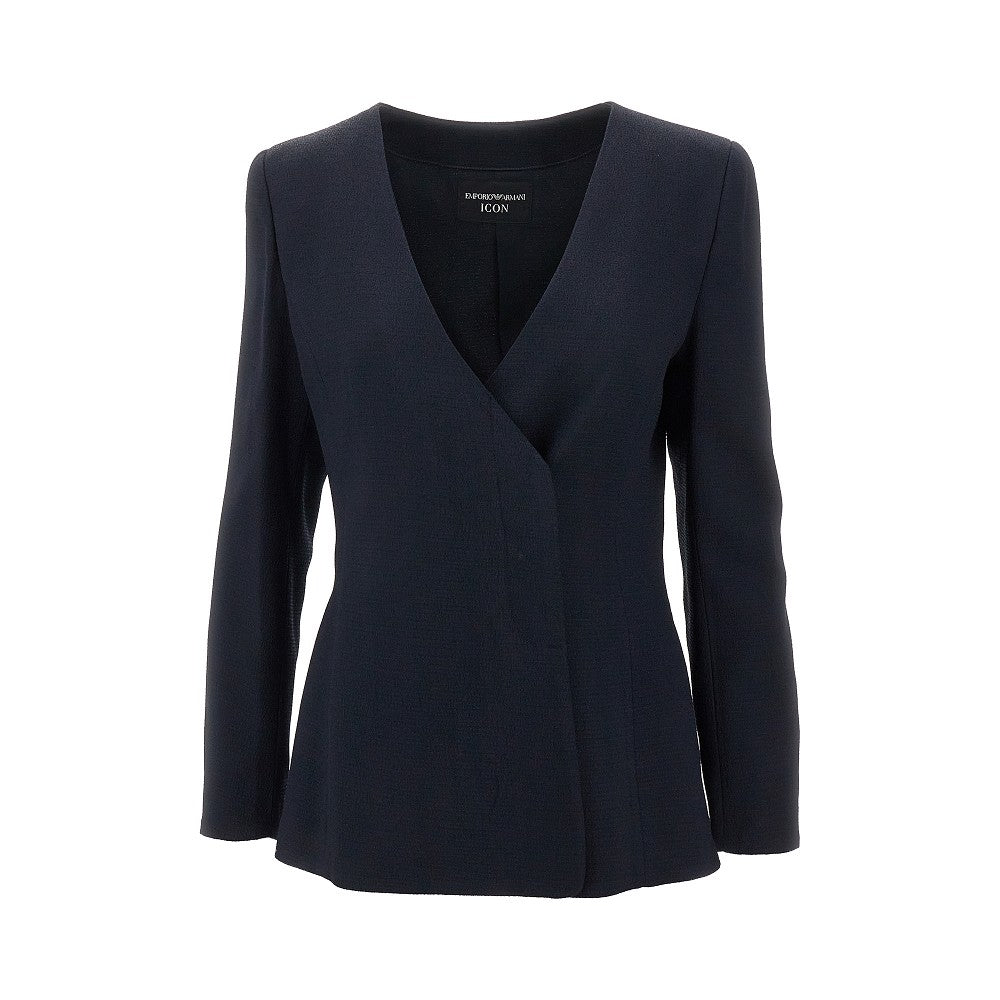 EMPORIO ARMANI ICON sablé jacket Woman 40