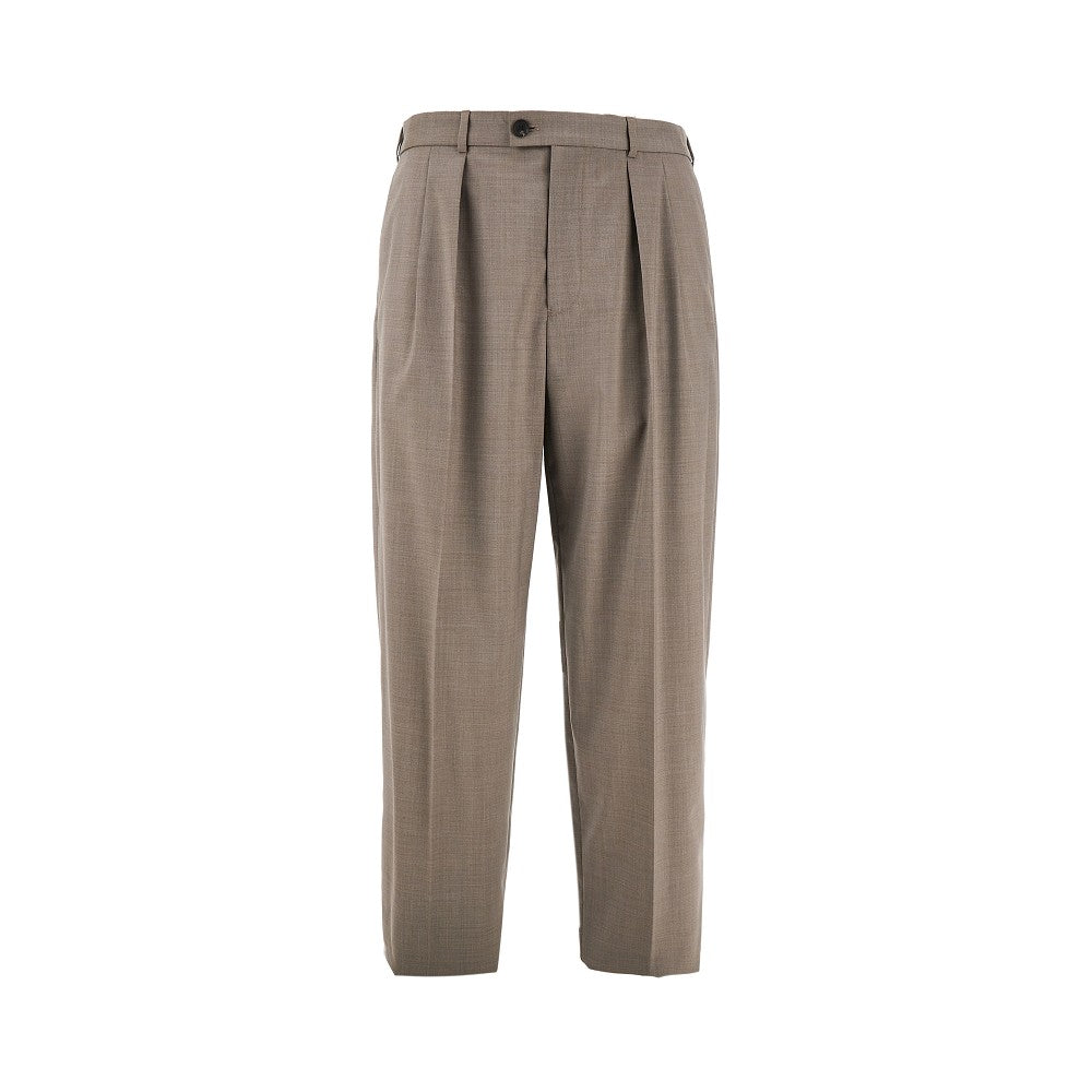 EMPORIO ARMANI Wool pants with darts Man 48