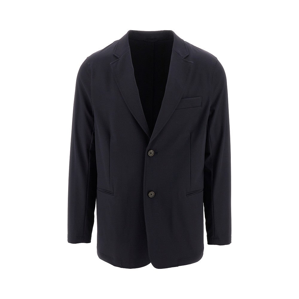 EMPORIO ARMANI Travel Essential single-breasted jacket Man 46