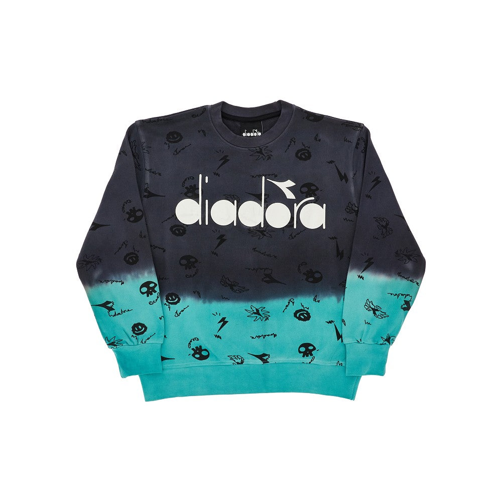 DIADORA Logo print shaded sweatshirt Kids 8Y