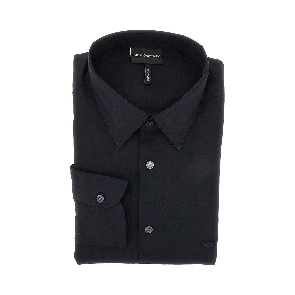 EMPORIO ARMANI Lyocell and cotton cotton shirt Man S