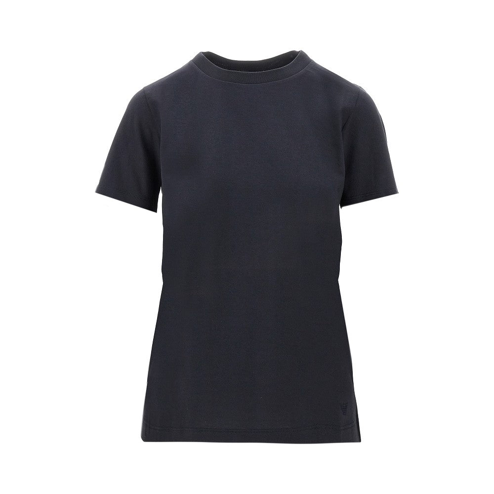 EMPORIO ARMANI T-shirt with logo embroidery Woman 38