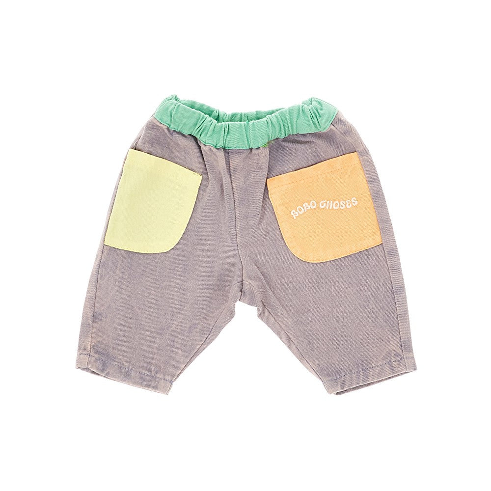BOBO CHOSES Color block pants Kids 3M