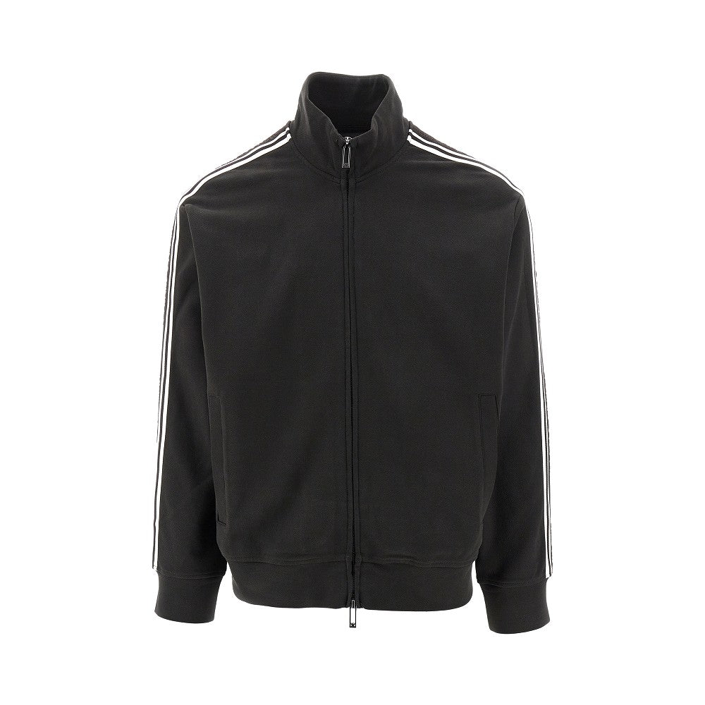 EMPORIO ARMANI Full-zip sweatshirt with logo bands Man S