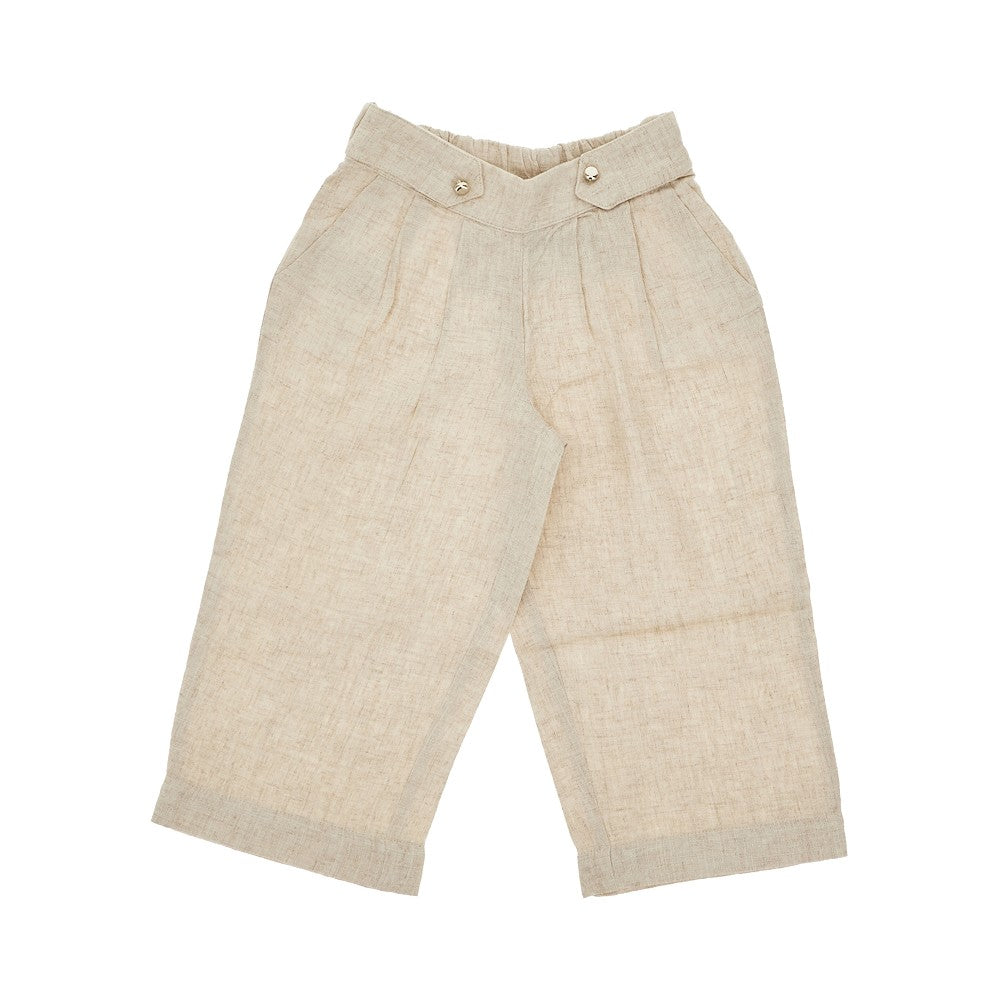 MAYORAL Lurex linen-blend pants Kids 3Y