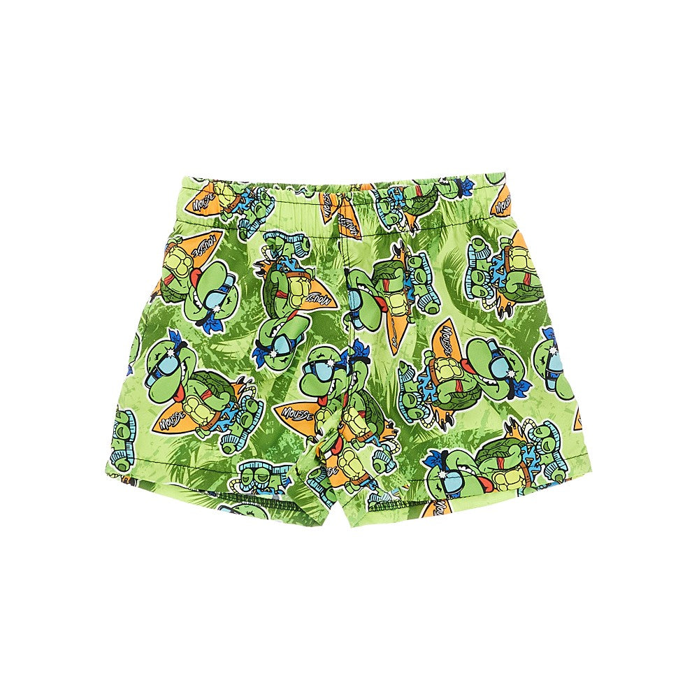 MOUSSE DANS LA BOUCHE Ninjasurf print swim shorts Kids 2Y