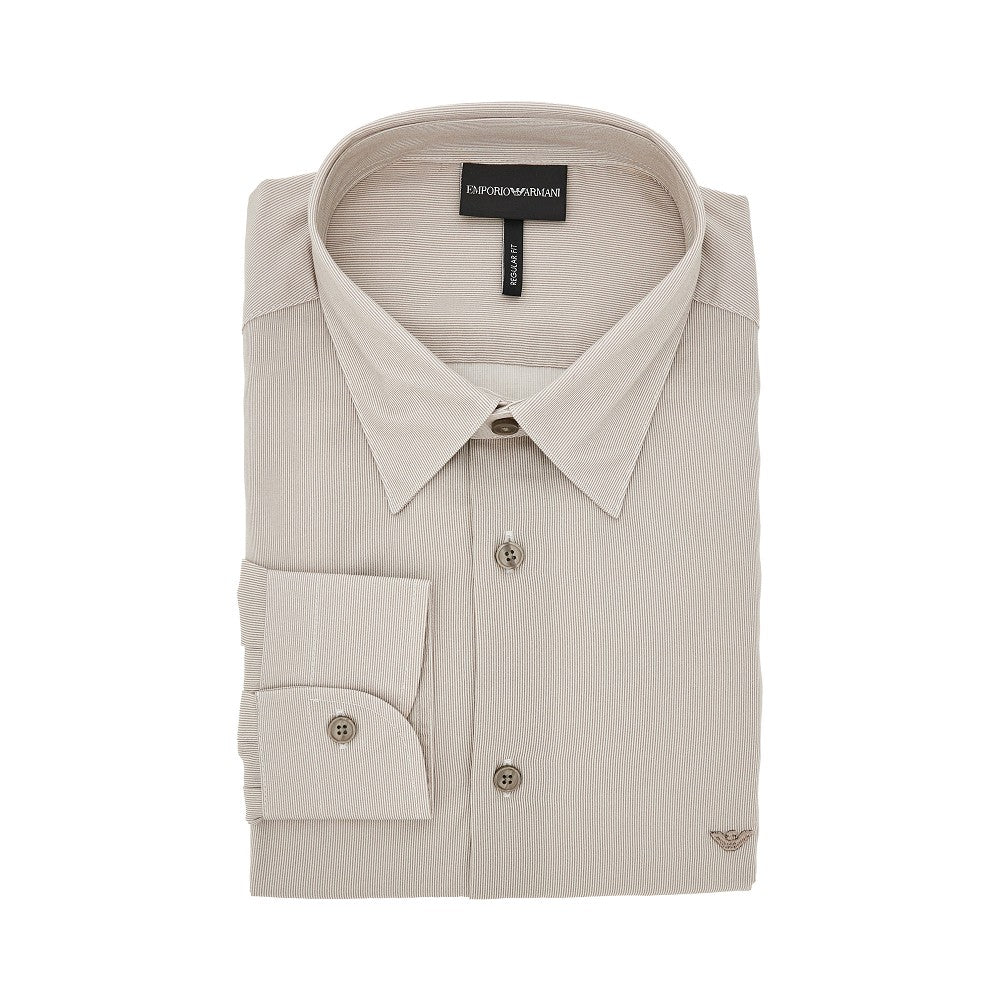 EMPORIO ARMANI Lyocell and cotton cotton shirt Man M