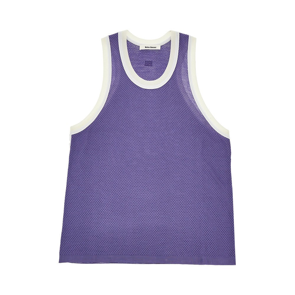 WALES BONNER 'Rio' mesh knit top Man M