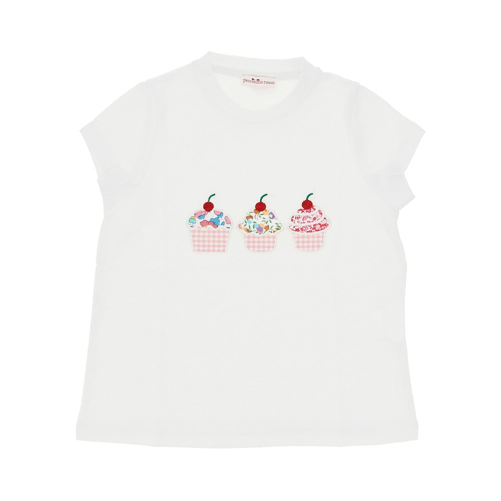 PESCIOLINO ROSSO 'Muffin' T-shirt Kids 2Y