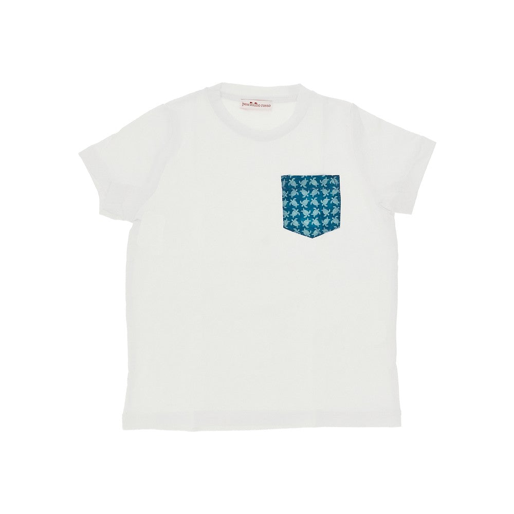PESCIOLINO ROSSO Chest pocket T-shirt Kids 2Y