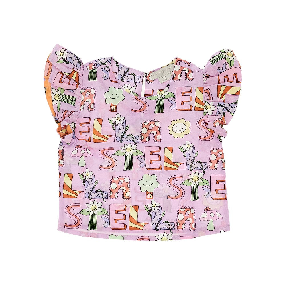 STELLA MCCARTNEY Printed cotton shirt Kids 5Y