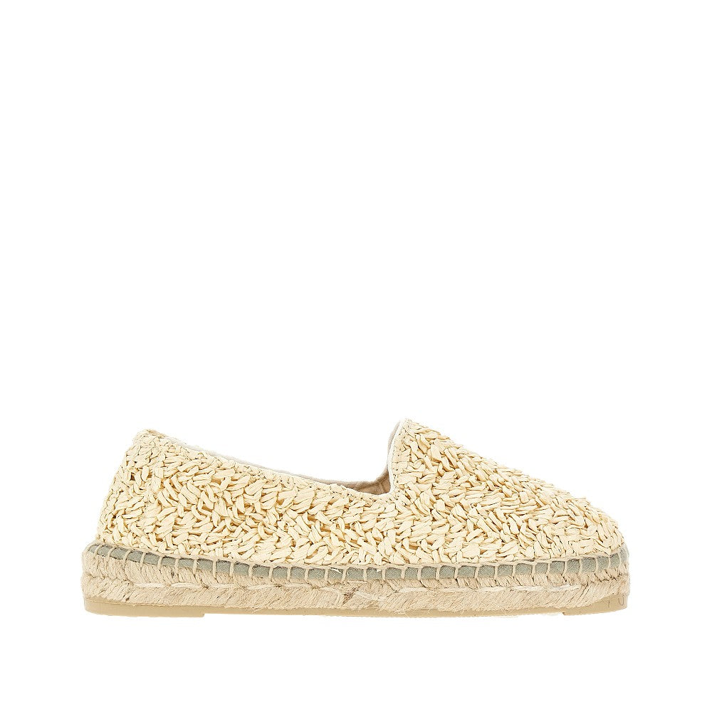 MANEBI Woven raffia espadrilles Woman 36