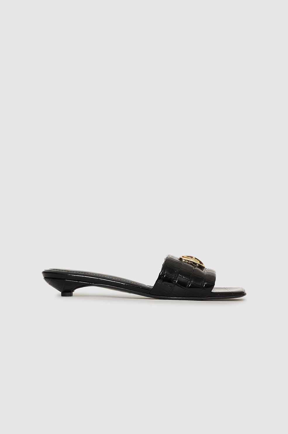 Ria Sandals Monogram - Embossed Black 39