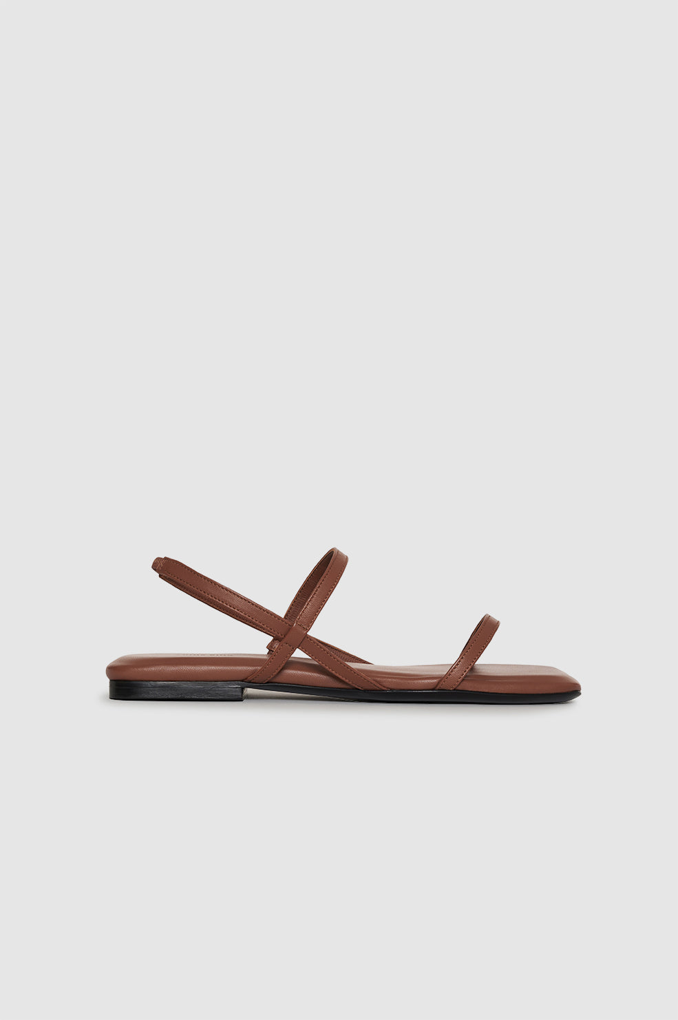 Hilda Flat Sandals - Cognac 36