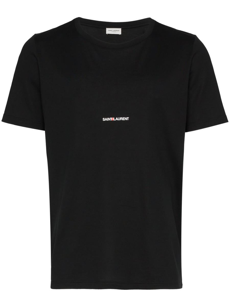 Saint Laurent Logo Cotton T-Shirt