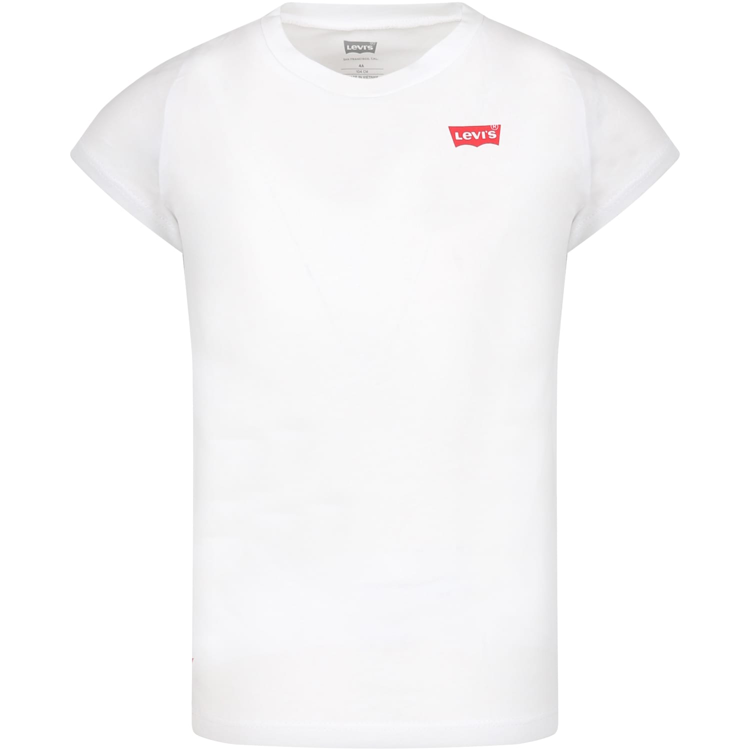 Levi's White T-shirt For Boy With Logo