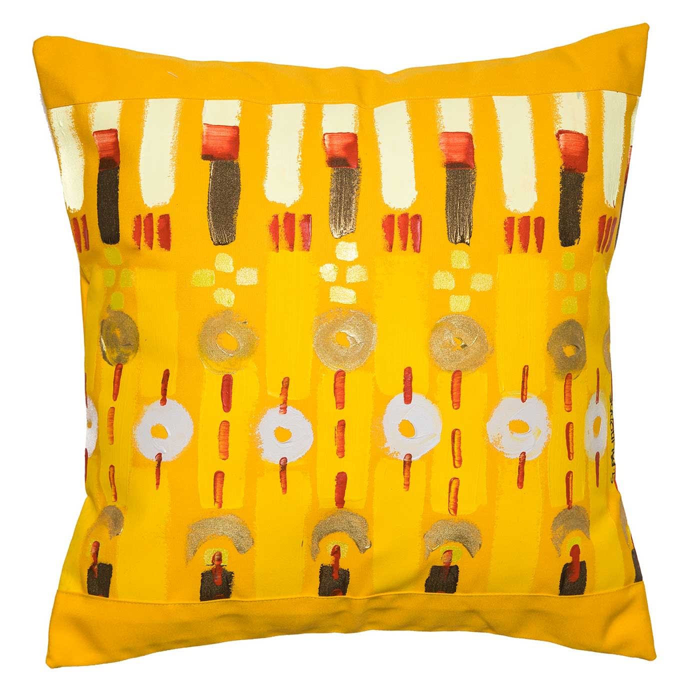 Le Botteghe su Gologone Hand Painted Cushions 100x100 Cm