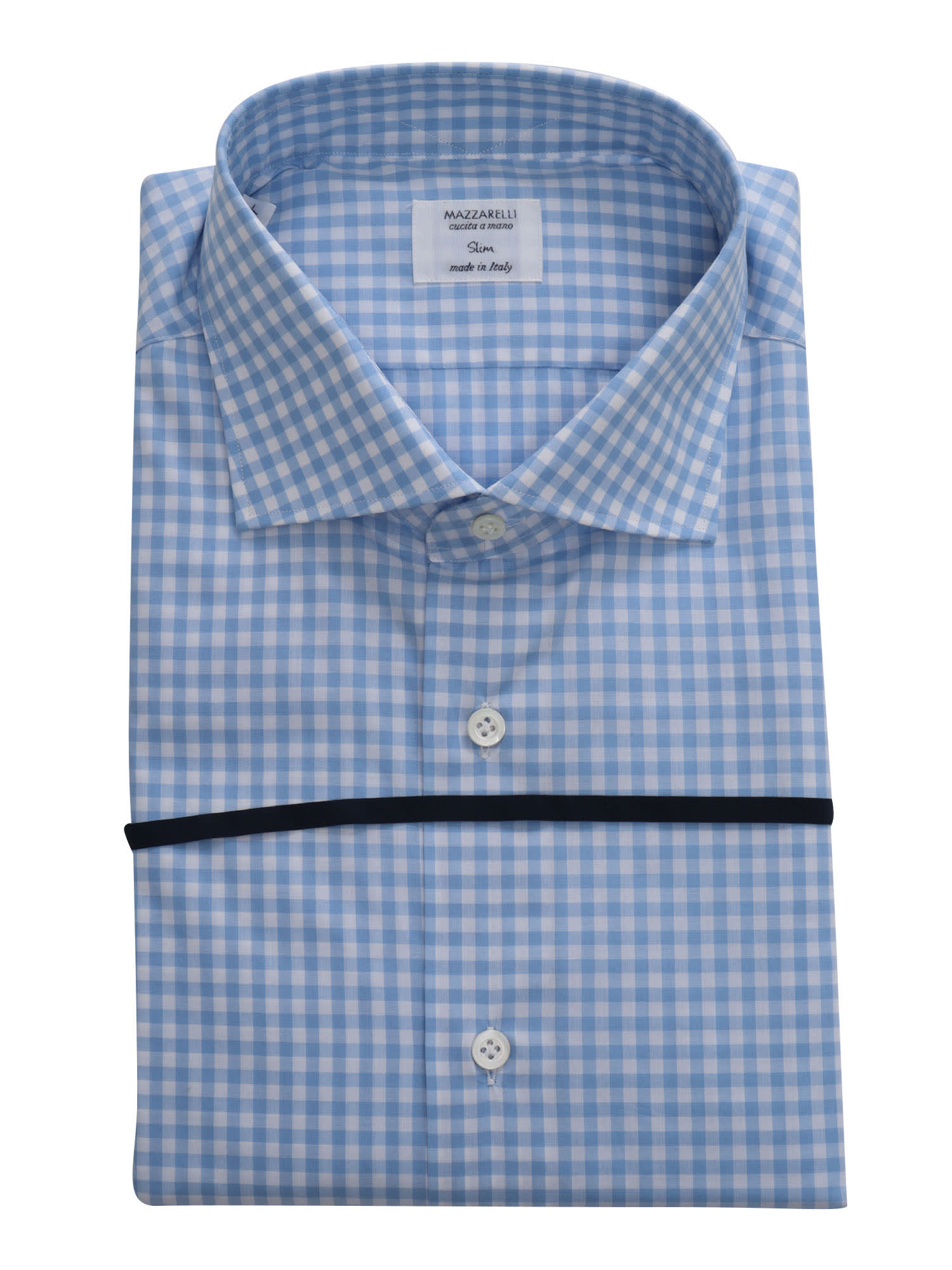 Mazzarelli Slim Fit Vichy Shirt