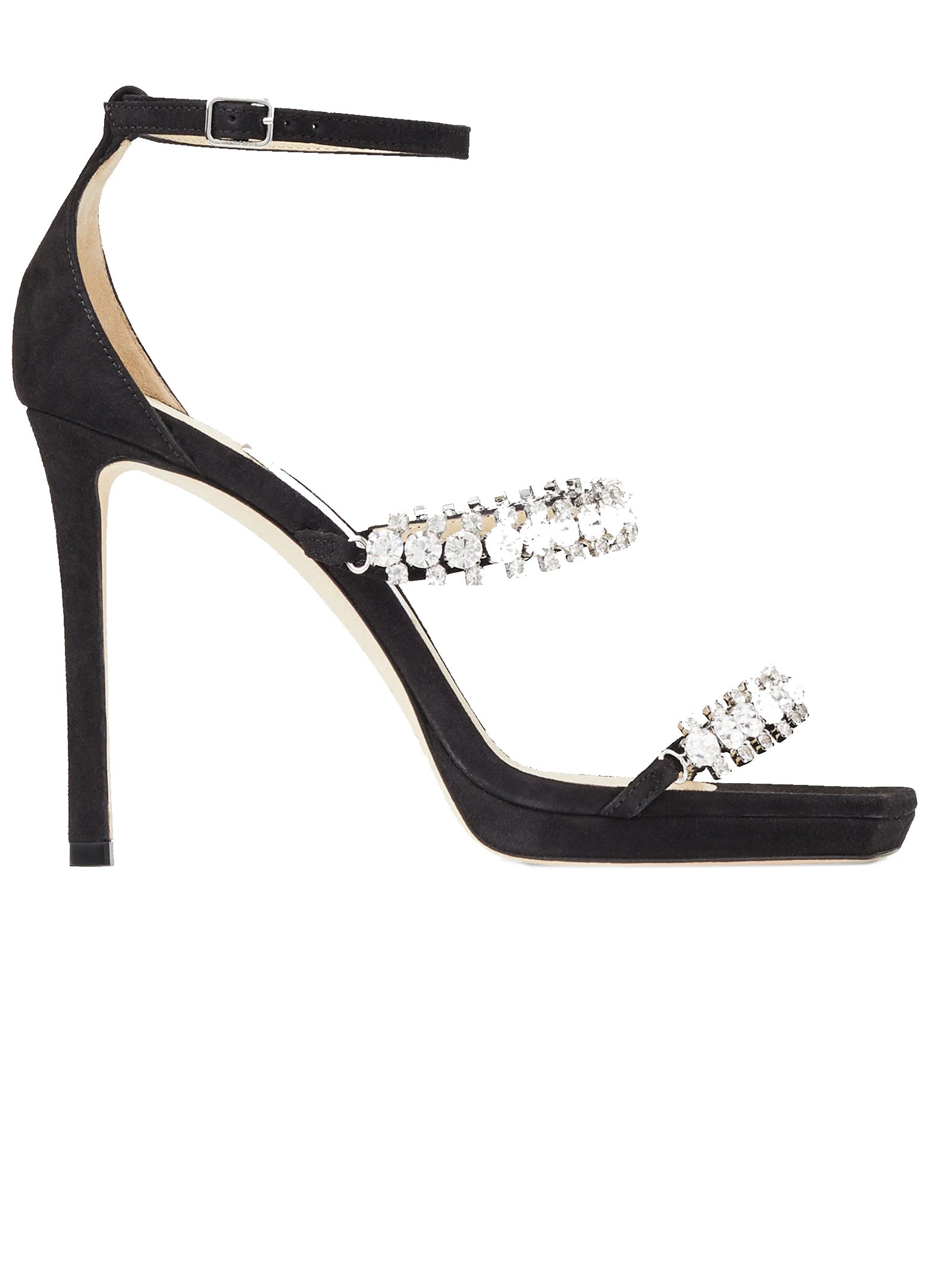 Jimmy Choo Black Suede Bing Sandal 105