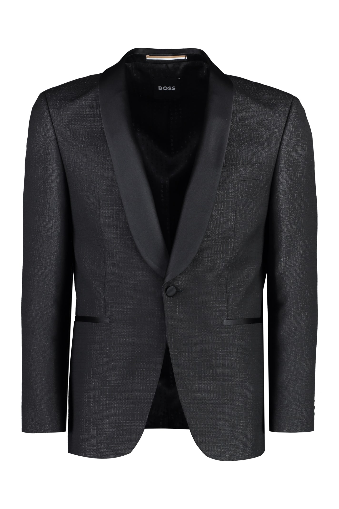Hugo Boss Single-breasted Virgin Wool Jacket