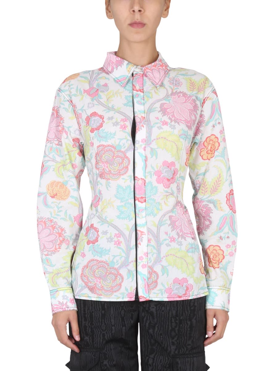 Marine Serre Floral Print Shirt