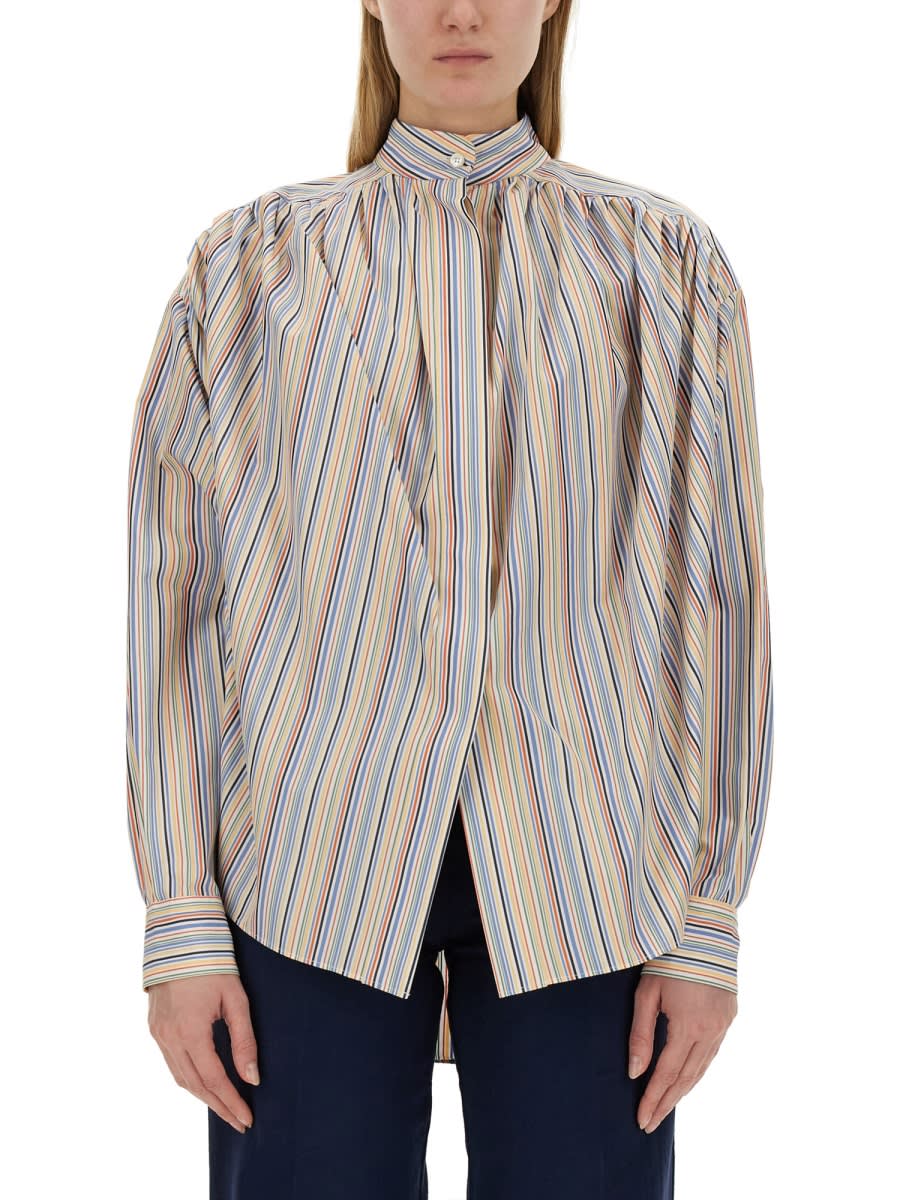 Etro Striped Cotton Shirt