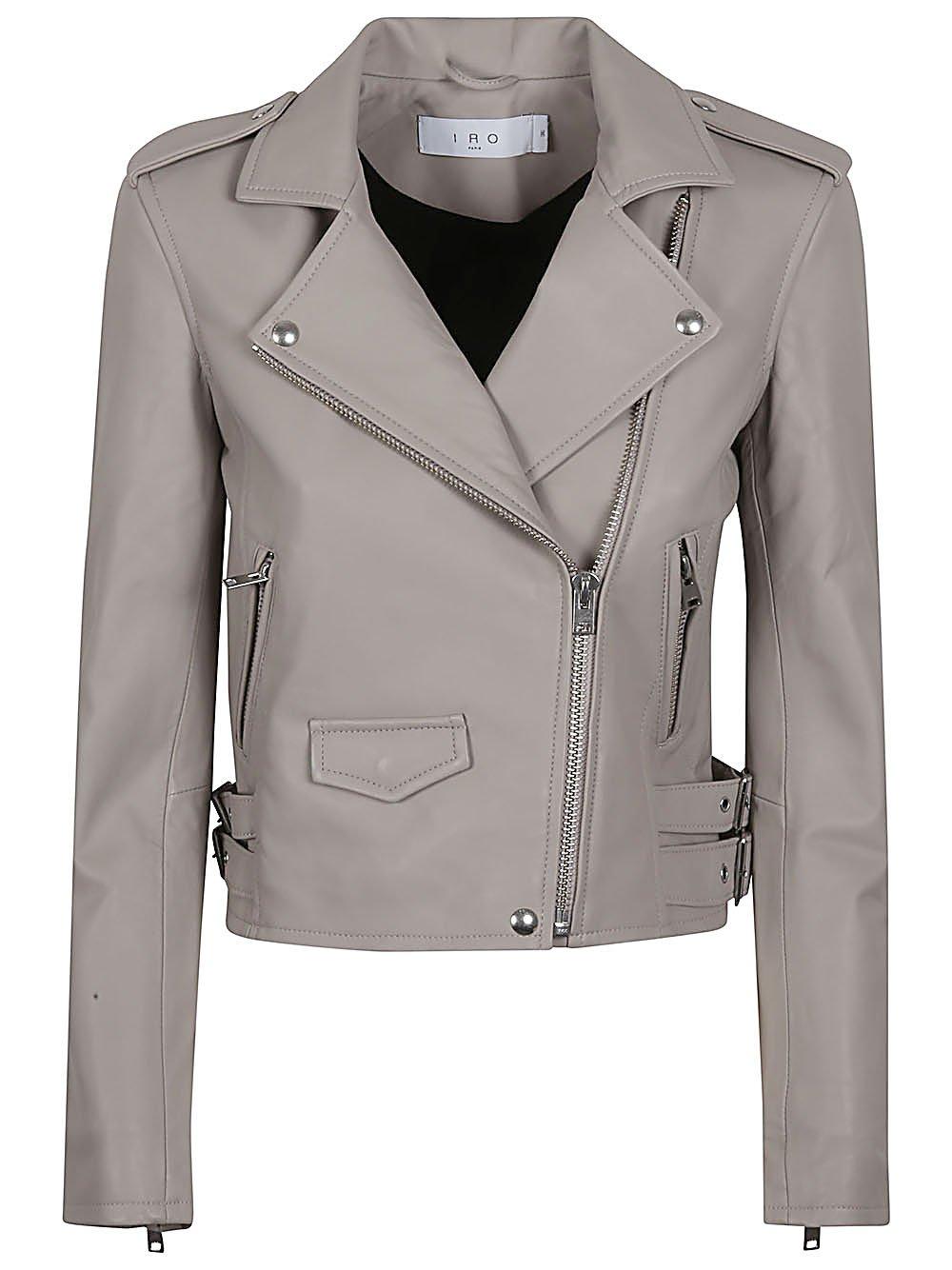 IRO Zipped Leather Jacket