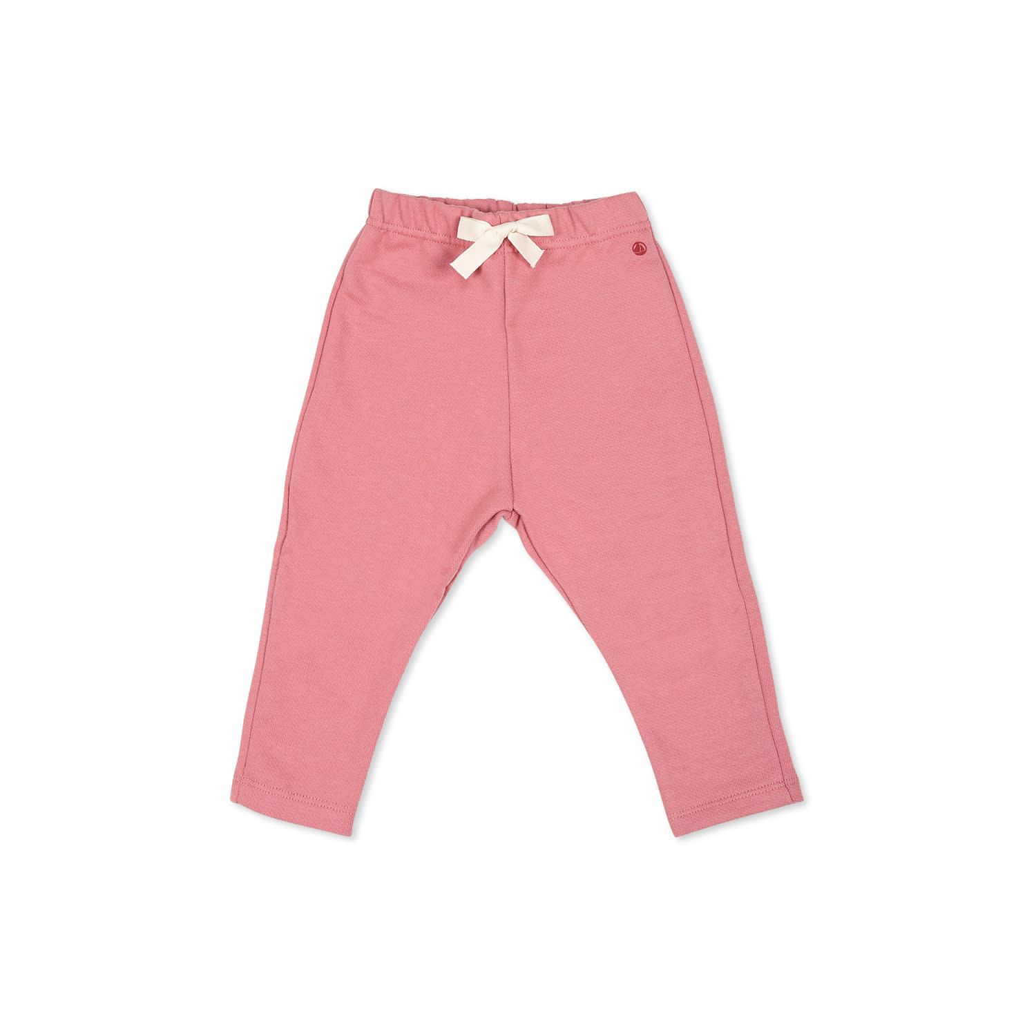 Petit Bateau Pink Trousers For Baby Girl With Logo