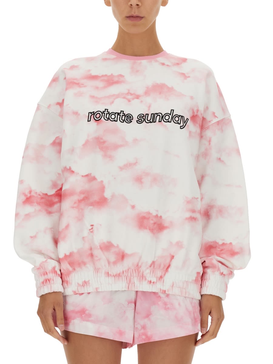 Rotate by Birger Christensen Sweatshirt With Logo Embroidery