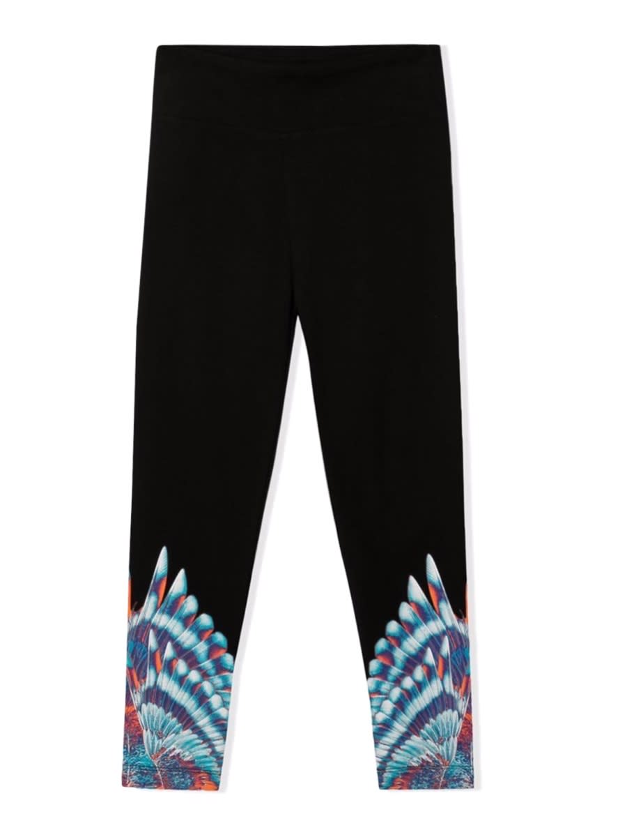 Marcelo Burlon Blue Birds Wings Leggings