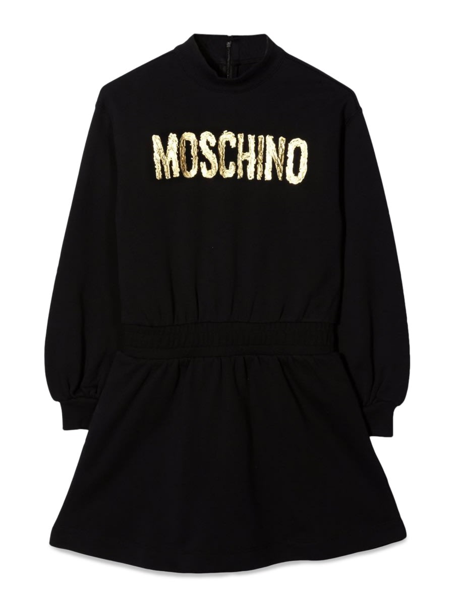 Moschino Abito Felpa Con Logo