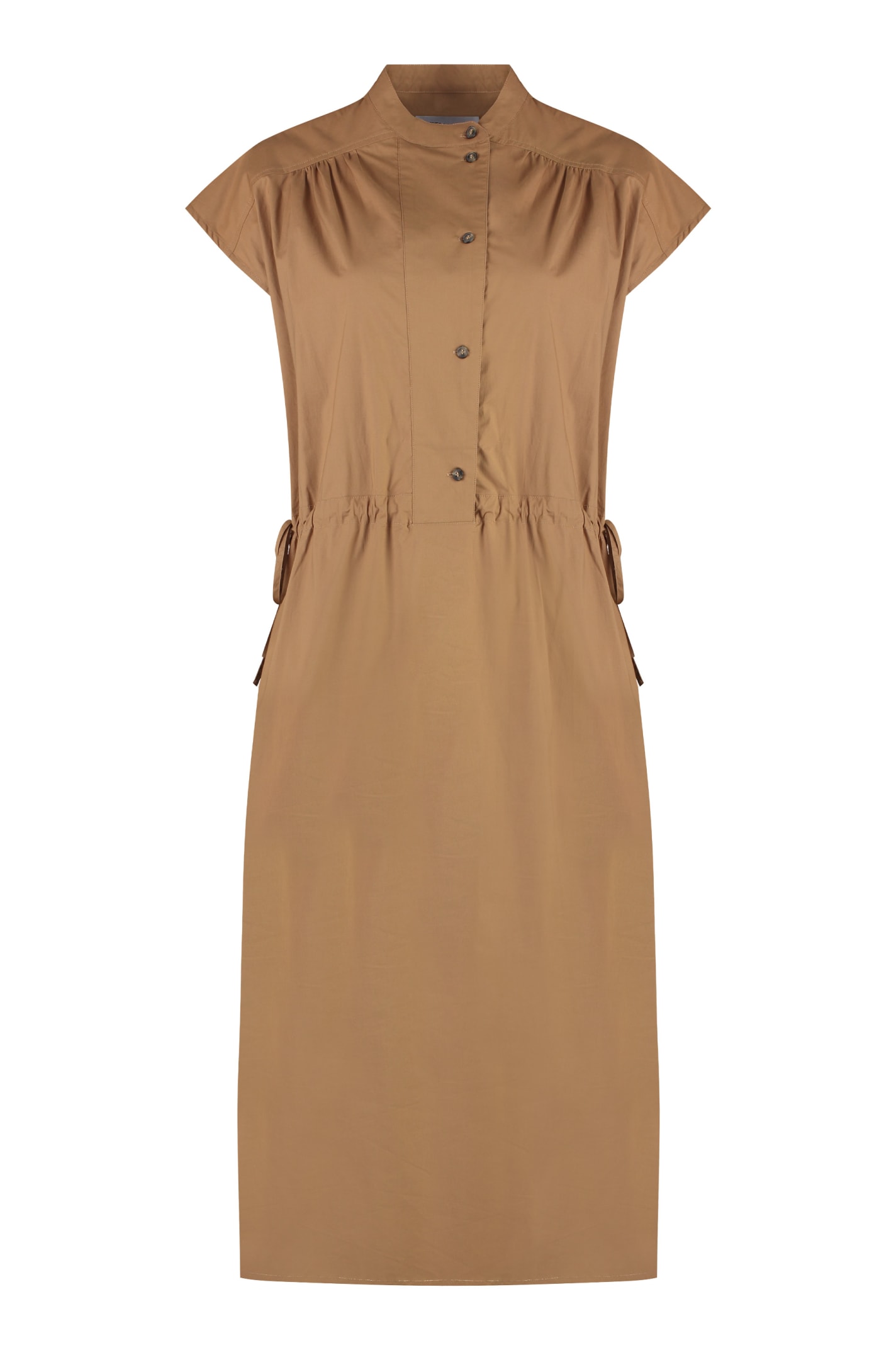 Yves Salomon Cotton Poplin Shirtdress