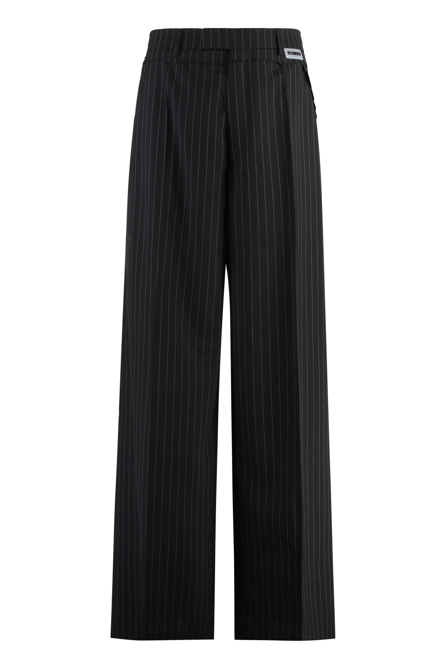 VETEMENTS Pinstriped Wool Trousers