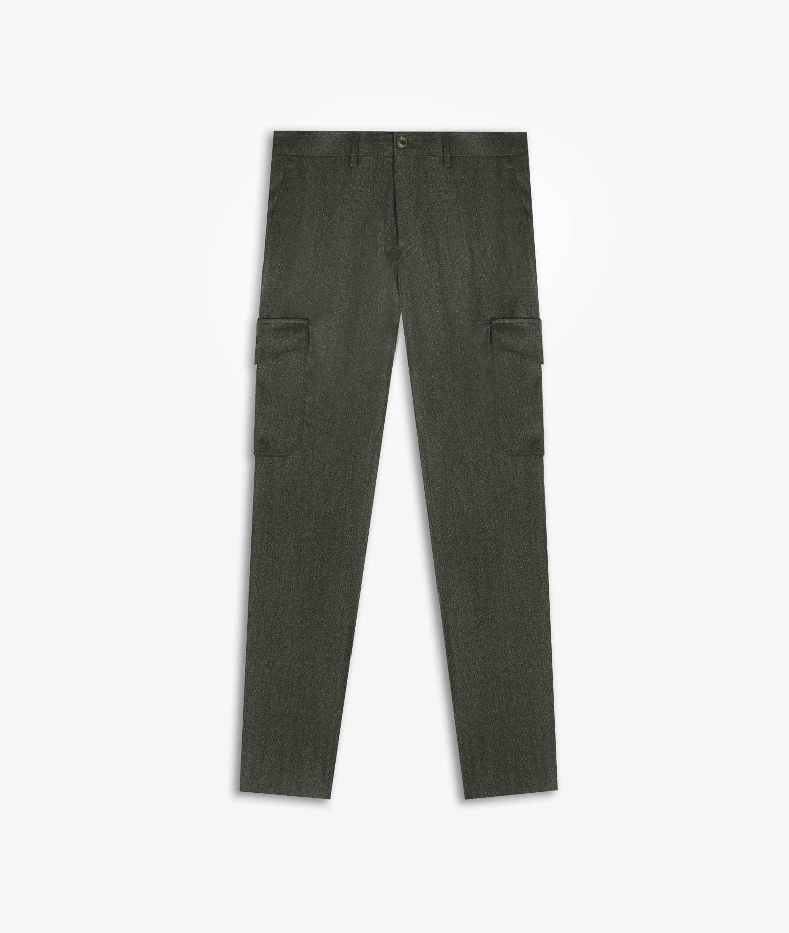 Larusmiani Wool Cargo Trousers Verbier Pants