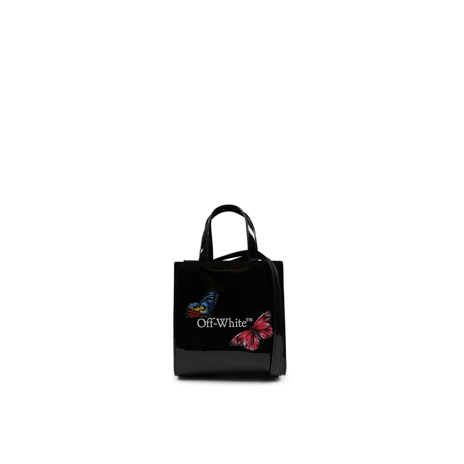 Off-White Black Bag For Girl With Logo