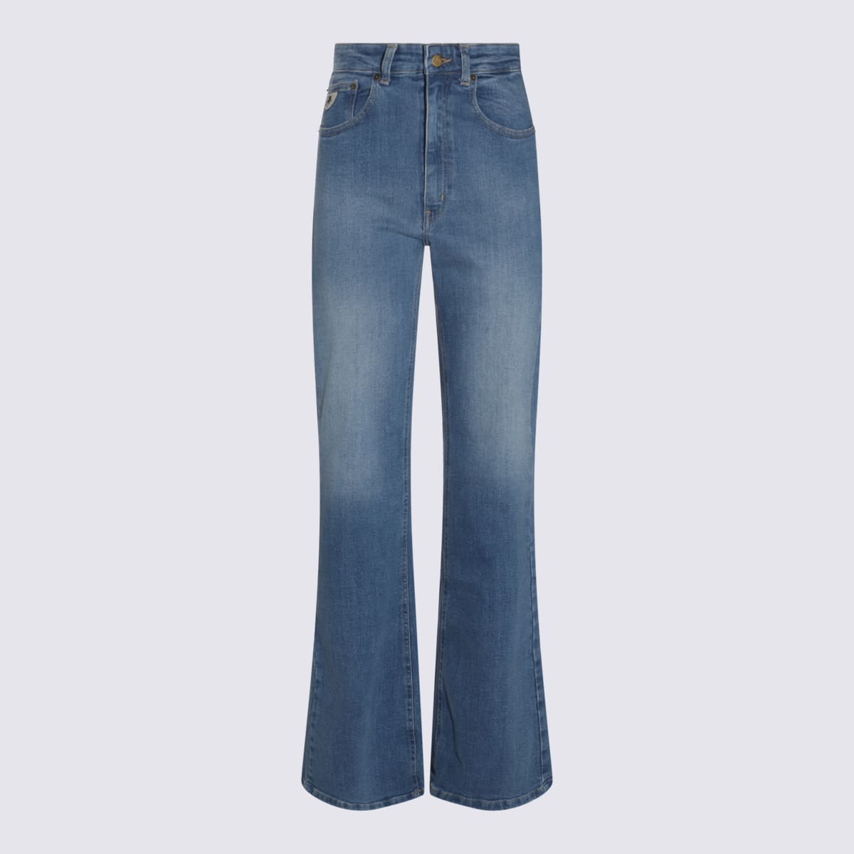 Lois Blue Cotton Denim Jeans