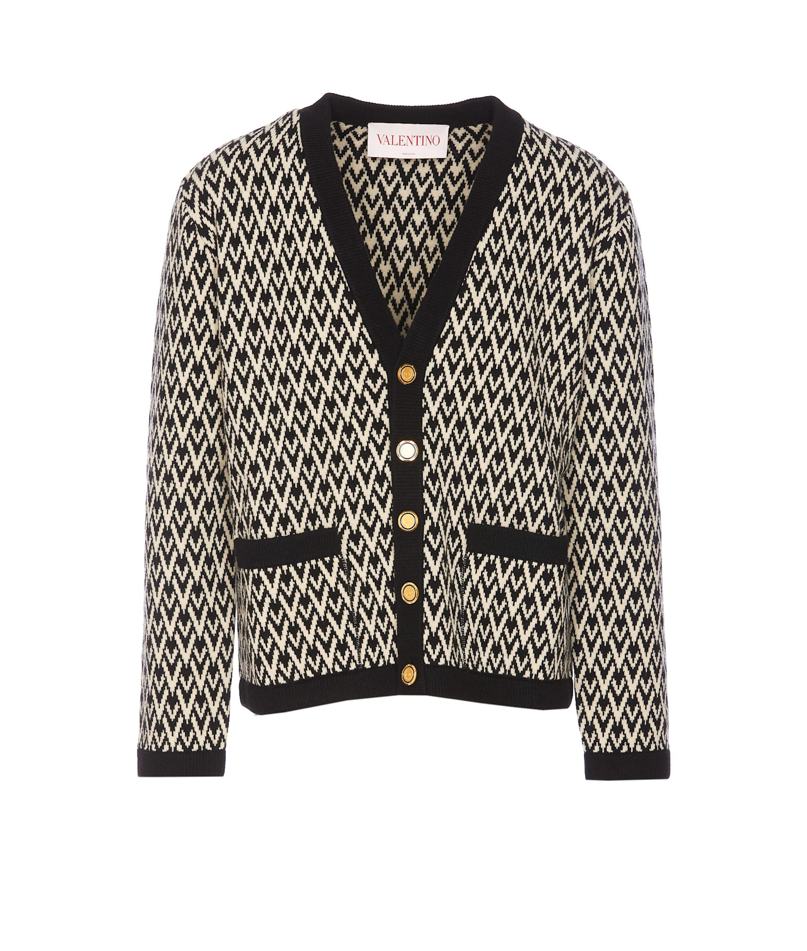 Valentino Garavani Toute La V Motif Cardigan