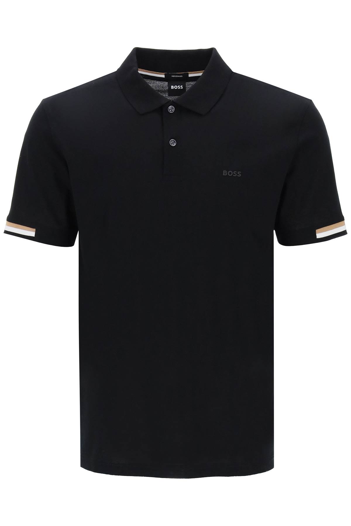 Hugo Boss Parlay Polo Shirt With Stripe Detail