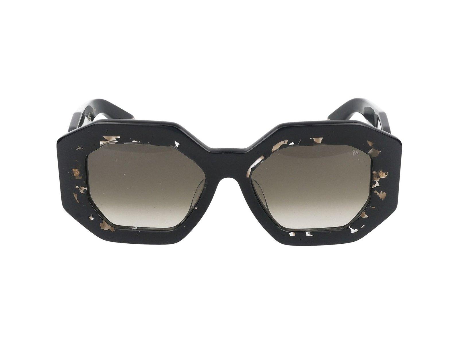 Philipp Plein Geometric Frame Sunglasses Sunglasses