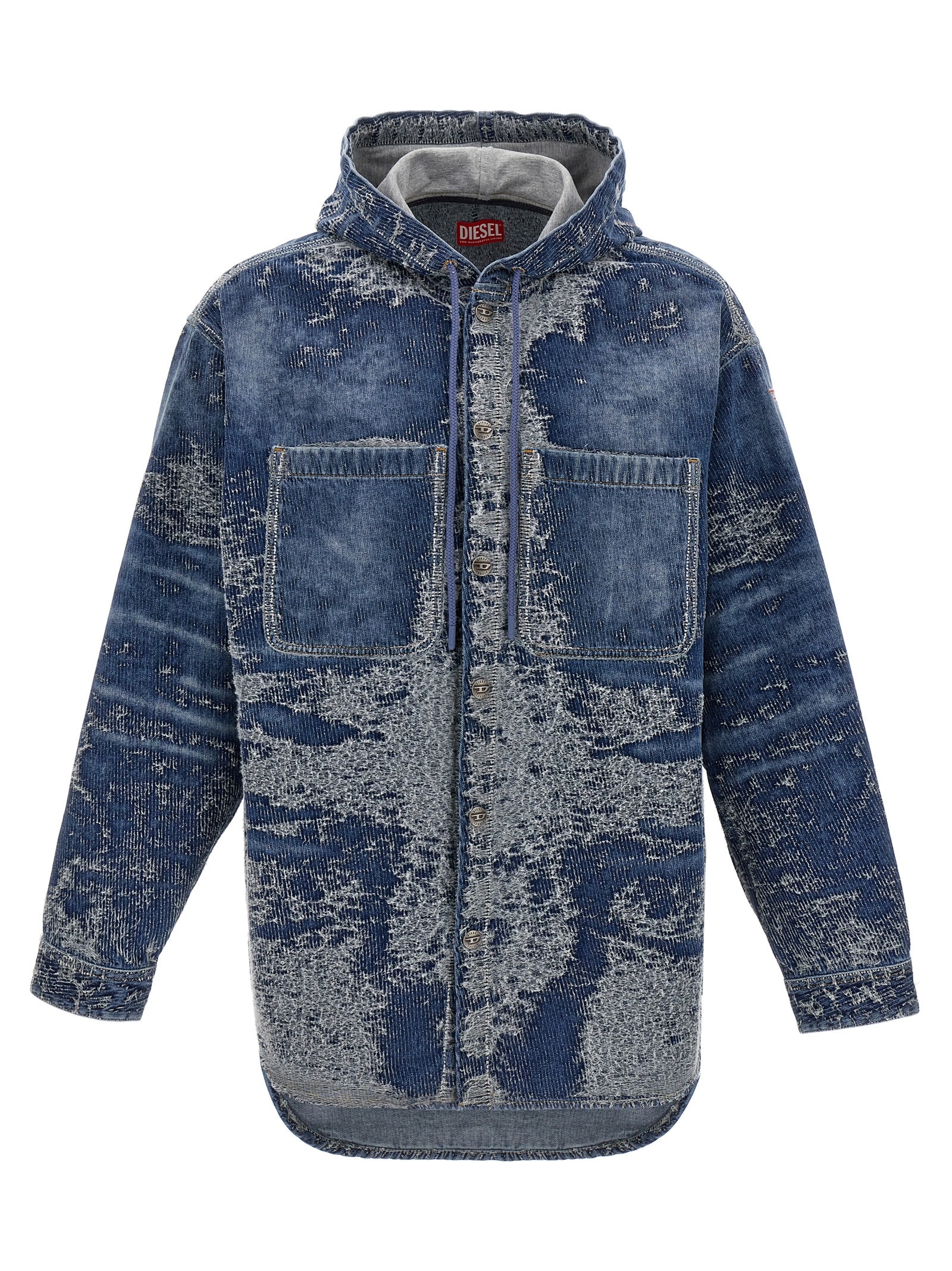 Diesel d-dewnys-hood-s Overshirt