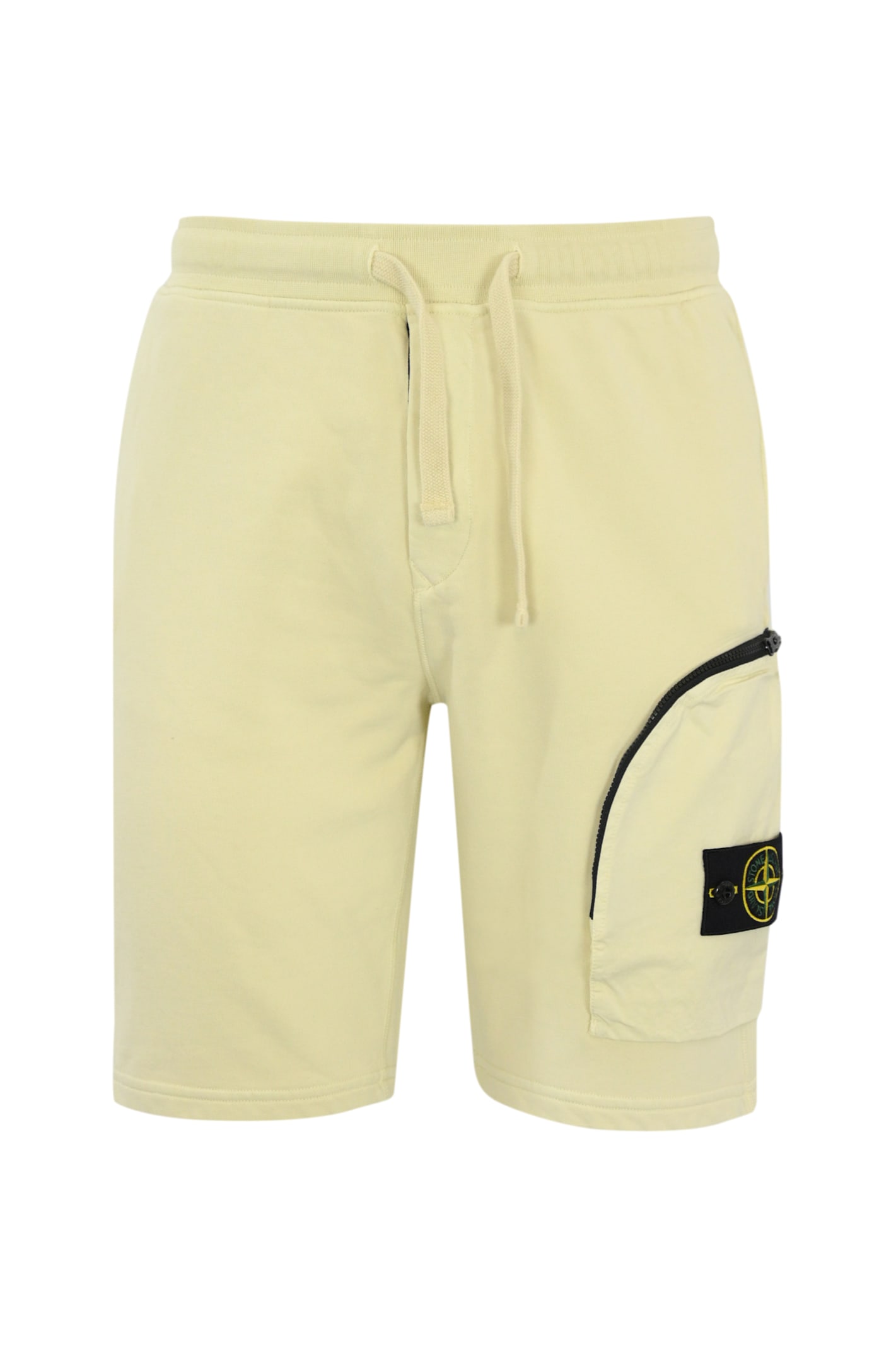Stone Island Bermuda Cargo 6200002 In Fleece