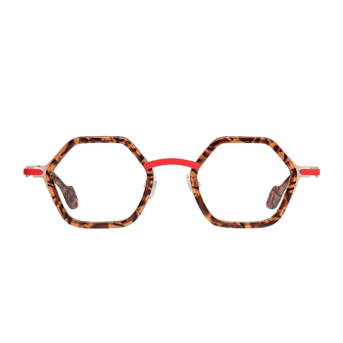 Matttew Gesa 100 Tartarugato Corallo Rosa Titanio Glasses