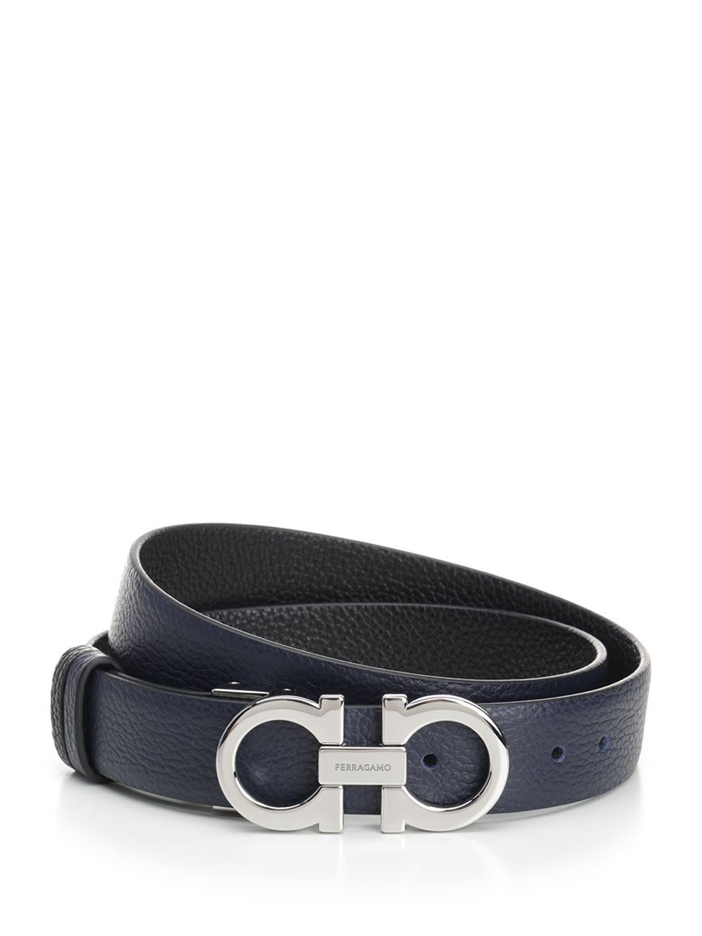 Ferragamo Reversible And Adjustable Gancini Belt
