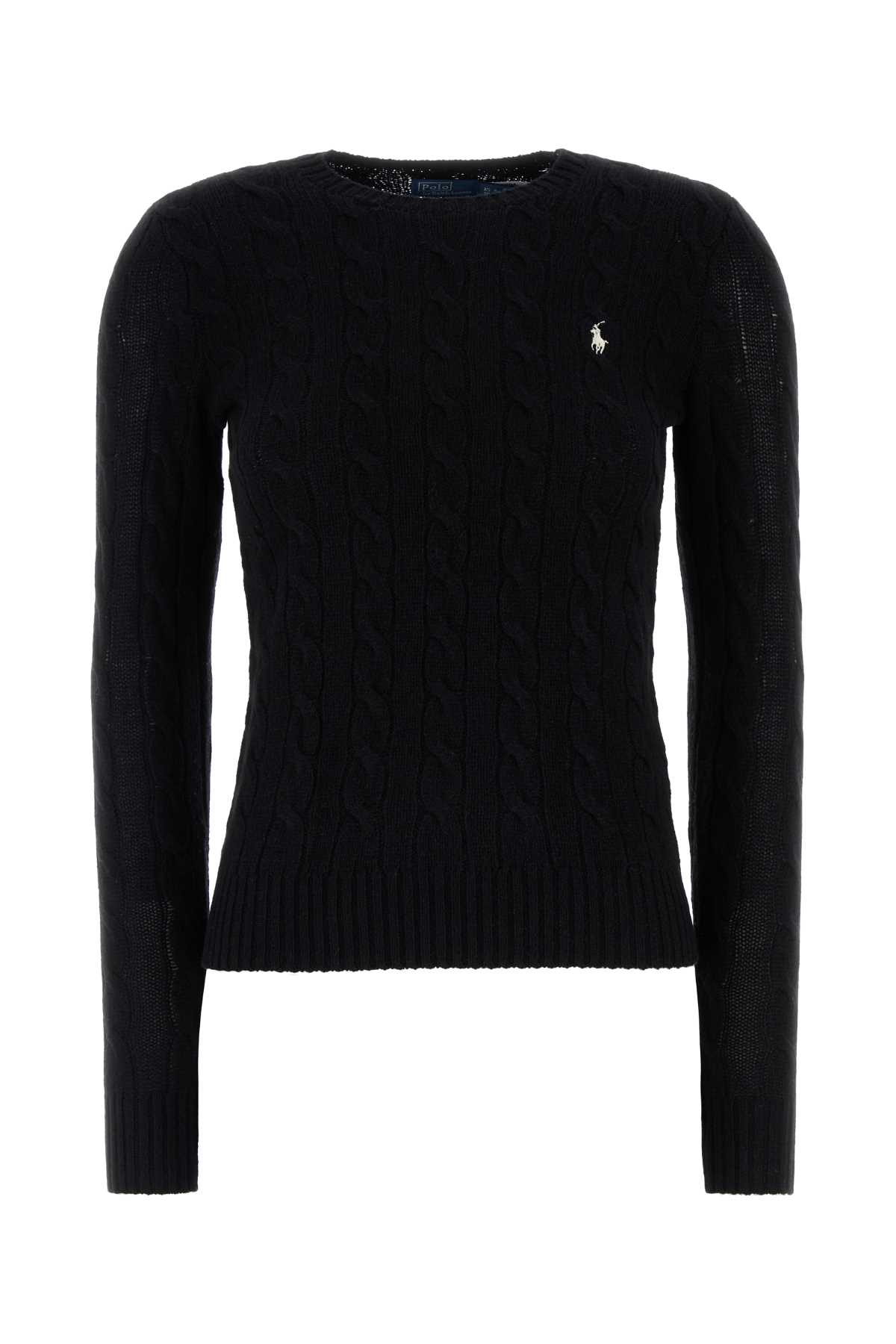 Polo Ralph Lauren Black Wool Blend Sweater